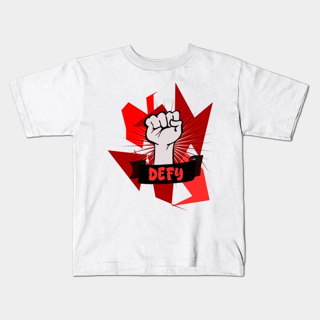defy Kids T-Shirt by stephenignacio